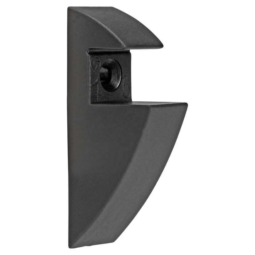 Schwarzer Regalhalter CLIP
