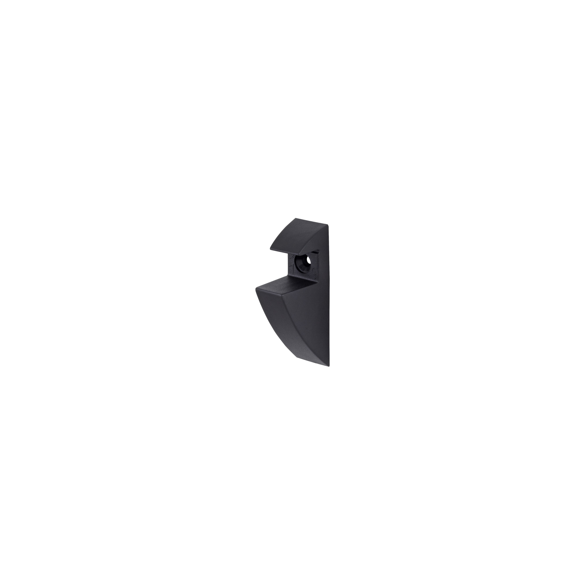 Regalträger-Clip schwarz 19 mm + product picture