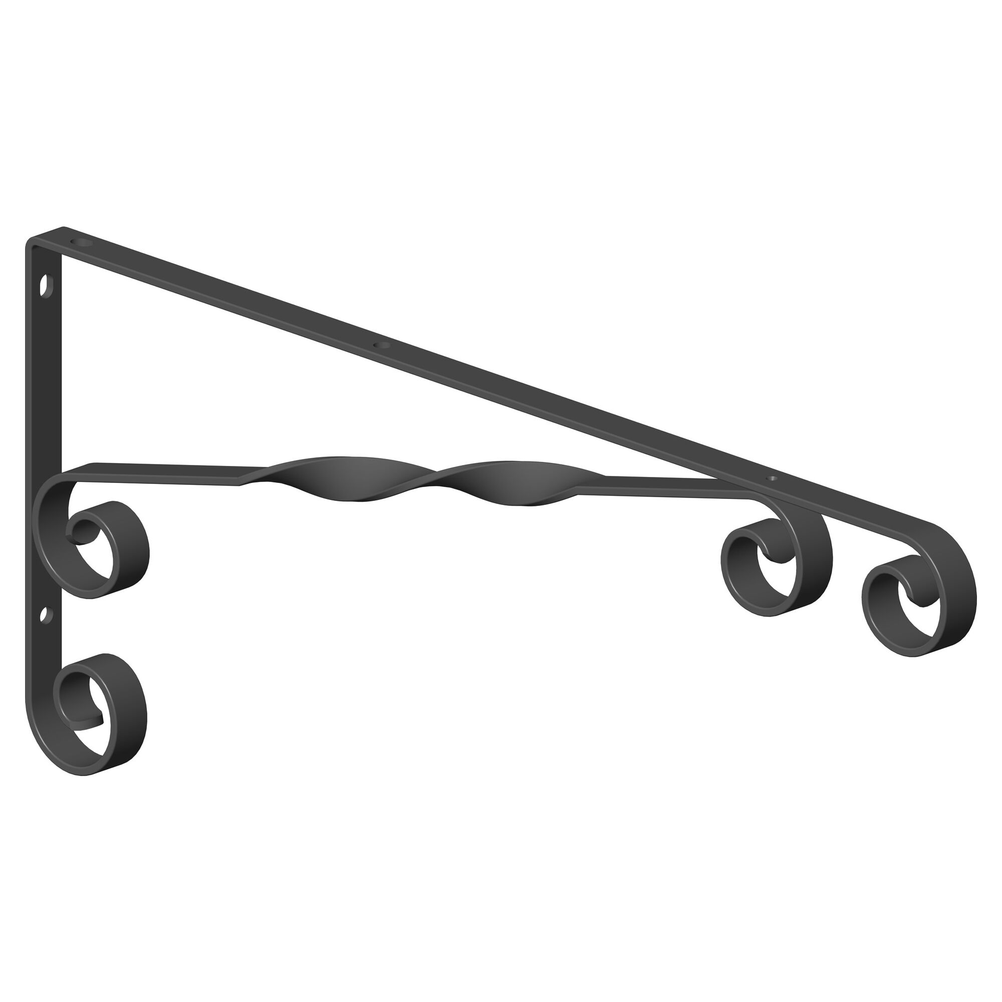 Schwarzer Regalwinkel Jasmin