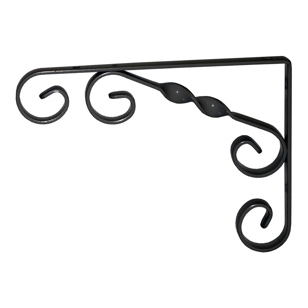 Schwarzer Metall Regalwinkel JUTTA