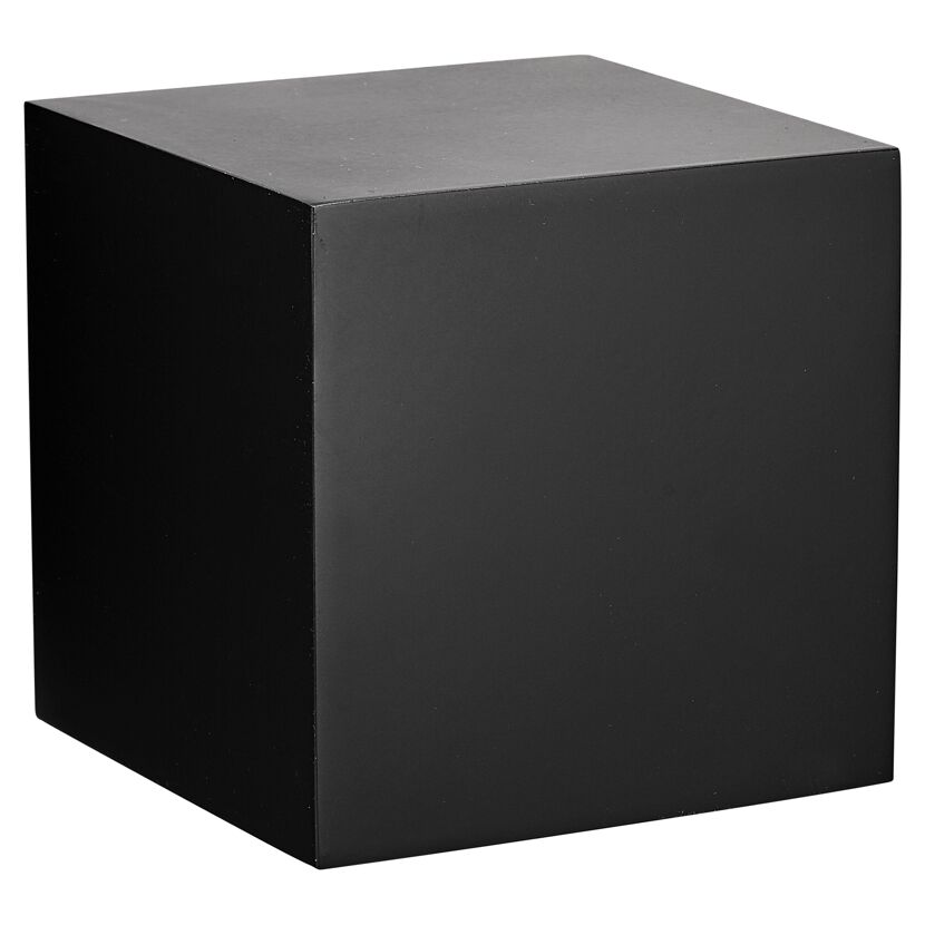 Schwarzes Wandregal DADO 15 x 15 x 15 cm