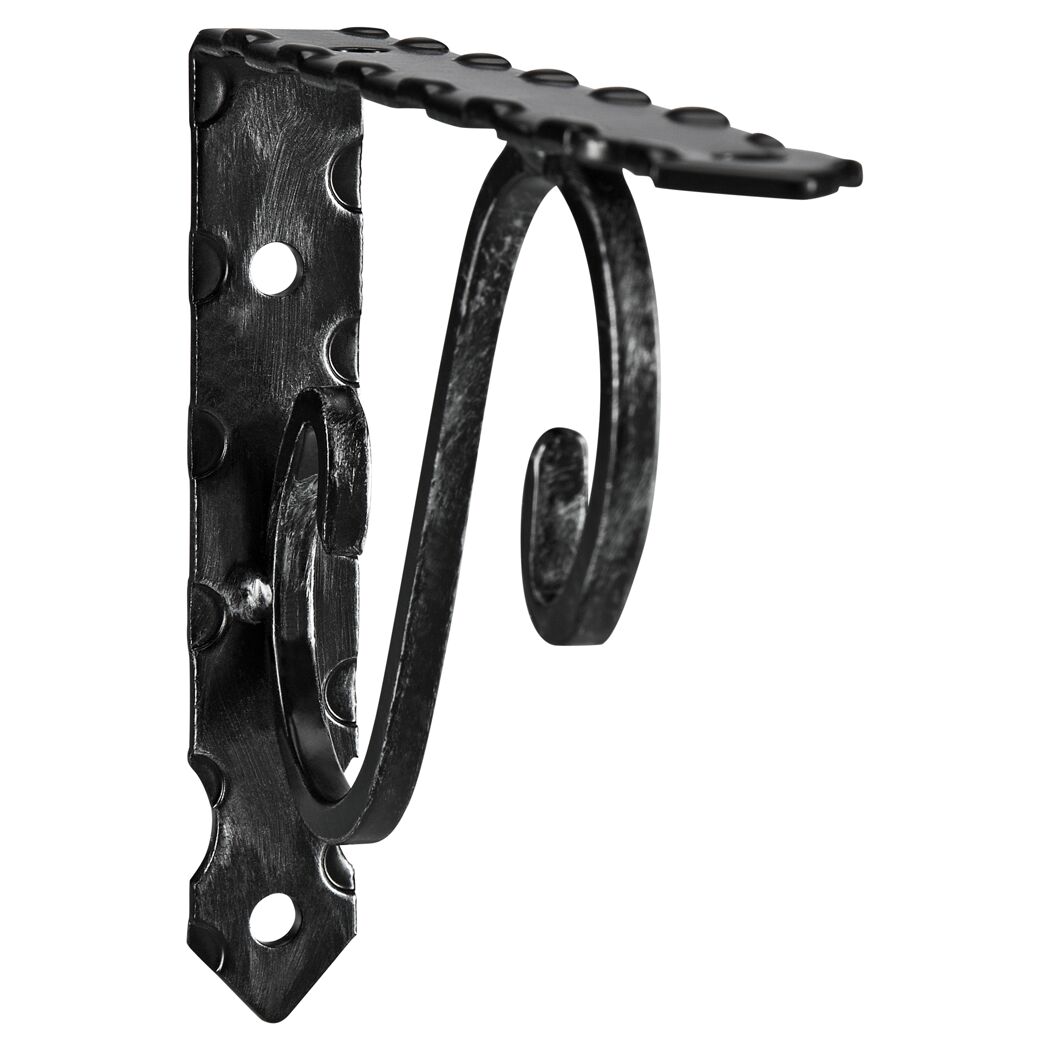 Schwarze Metallkonsole ORNAM.