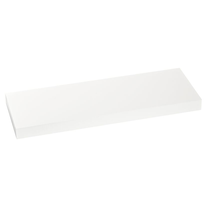 Weißes Wandboard BASIC 57 x 3,7 x 20 cm