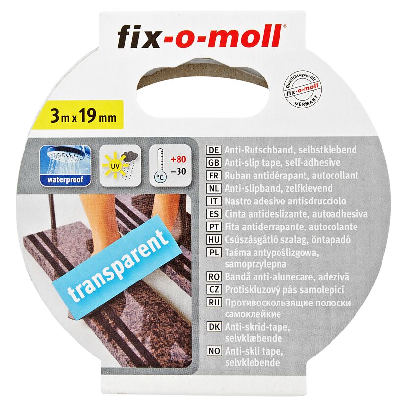 Fix-o-moll Anti-Rutschband transparent