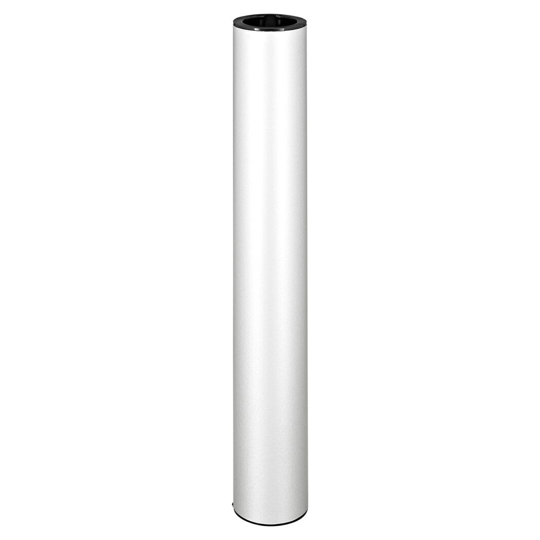 Metallrohr Tischbein silber
