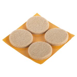 Parkettgleiter braun Ø 3,5 cm 4 Stück