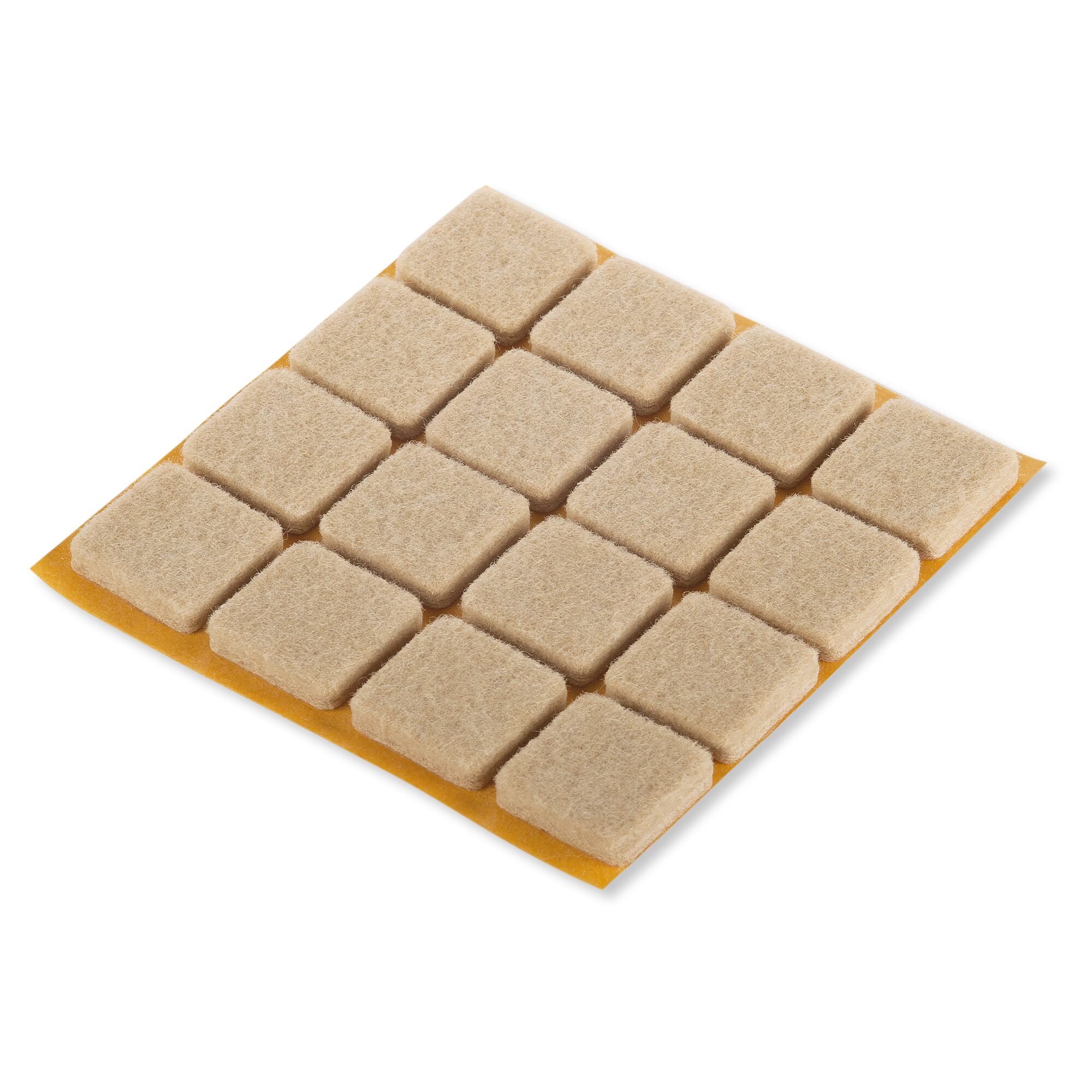 Selbstklebende Filzgleiter auf Trägerfolie