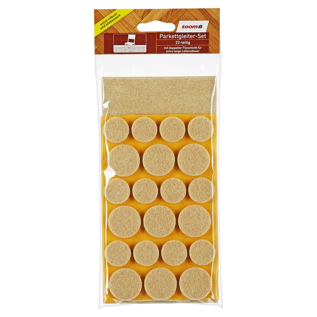 22-teiliges Parkettgleiter-Set von toom