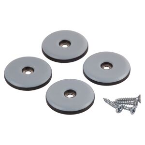 Ultragleiter grau Ø 3,8 cm 4 Stück