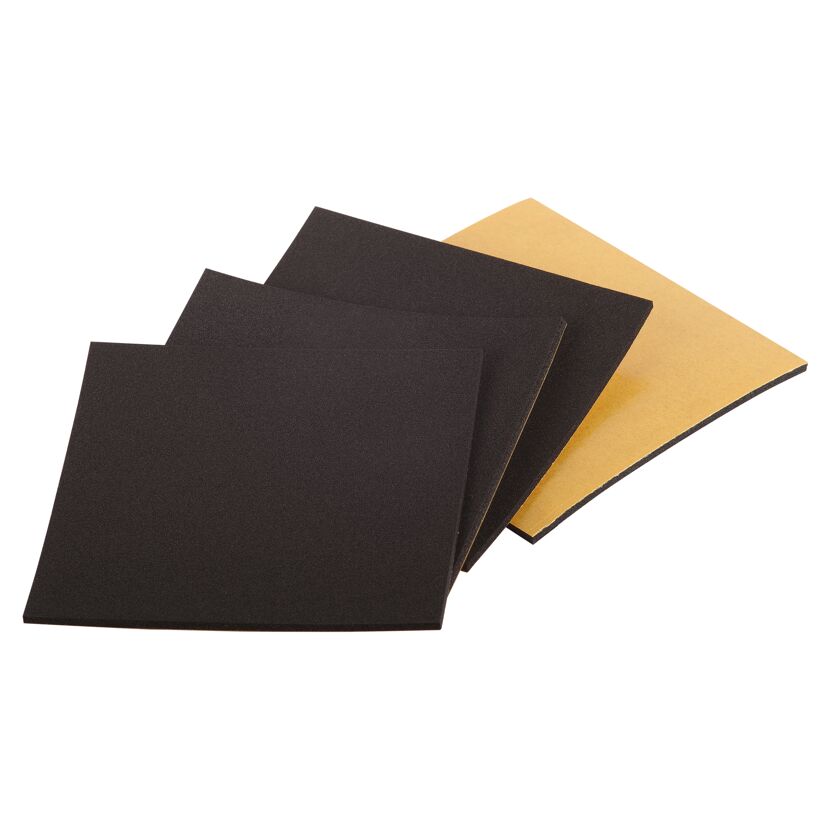 Schwarze selbstklebende Anti-Rutsch-Pads