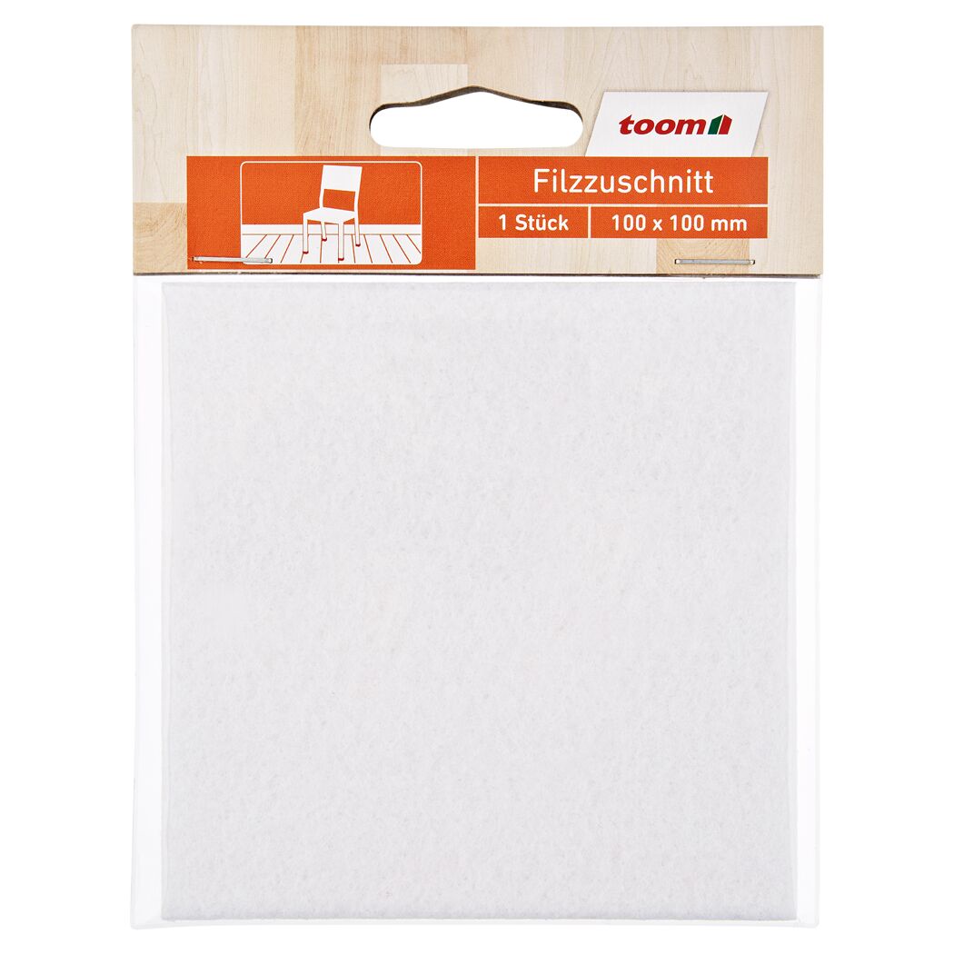 Weißer Filzzuschnitt von toom