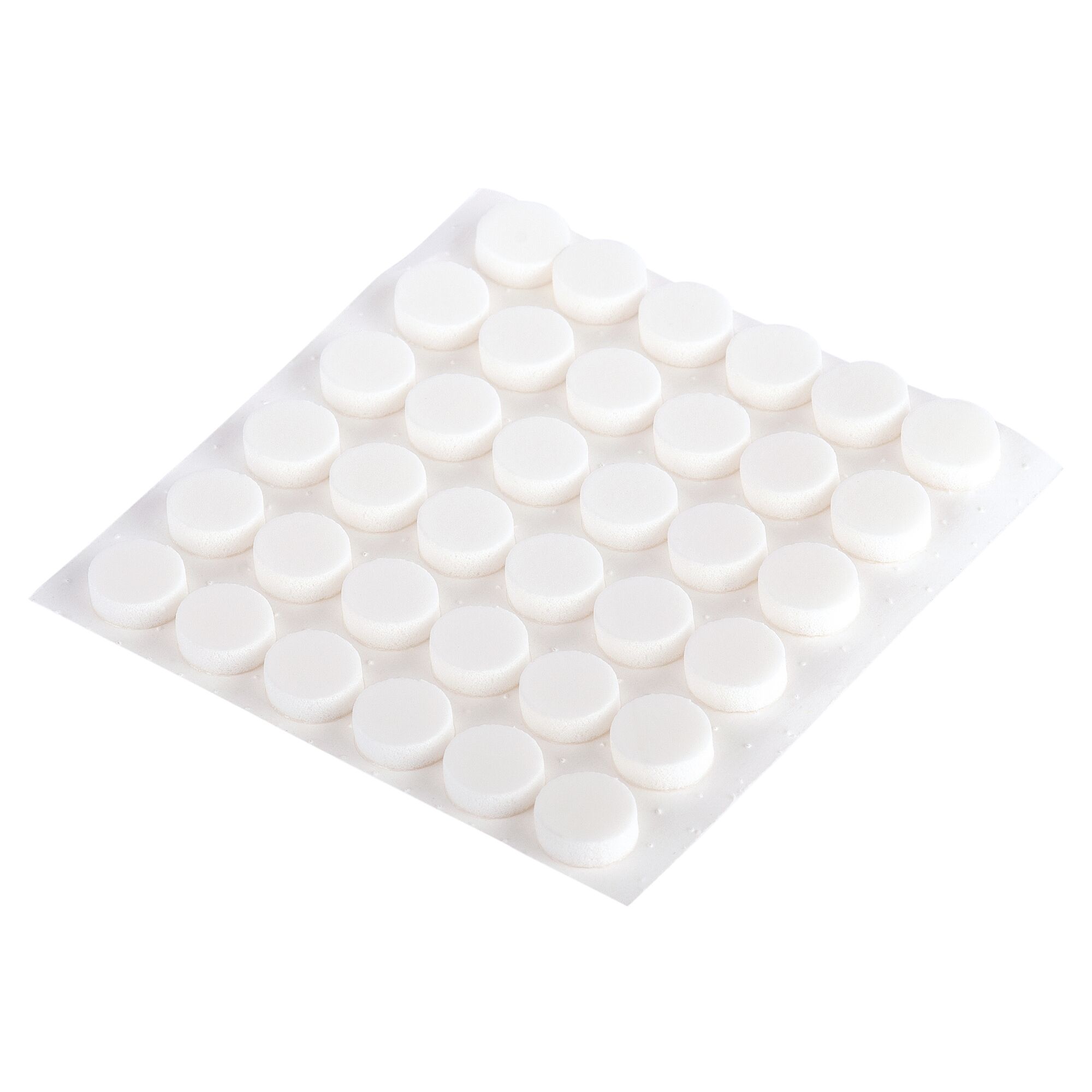 Selbstklebende Anschlagstopper weiß, 36 Stück