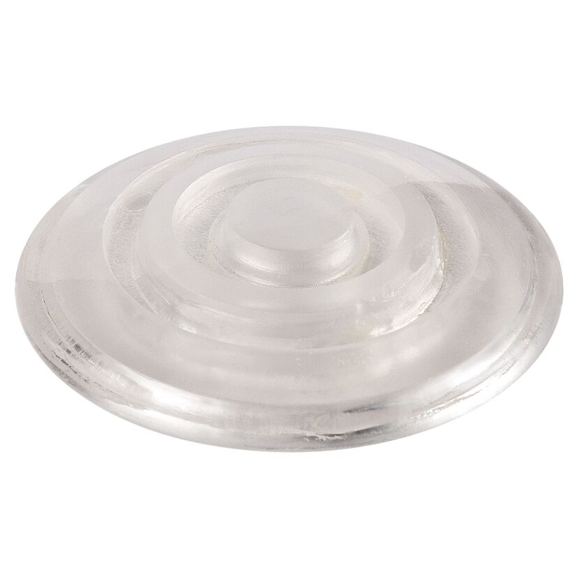 Runder, transparenter Wandpuffer