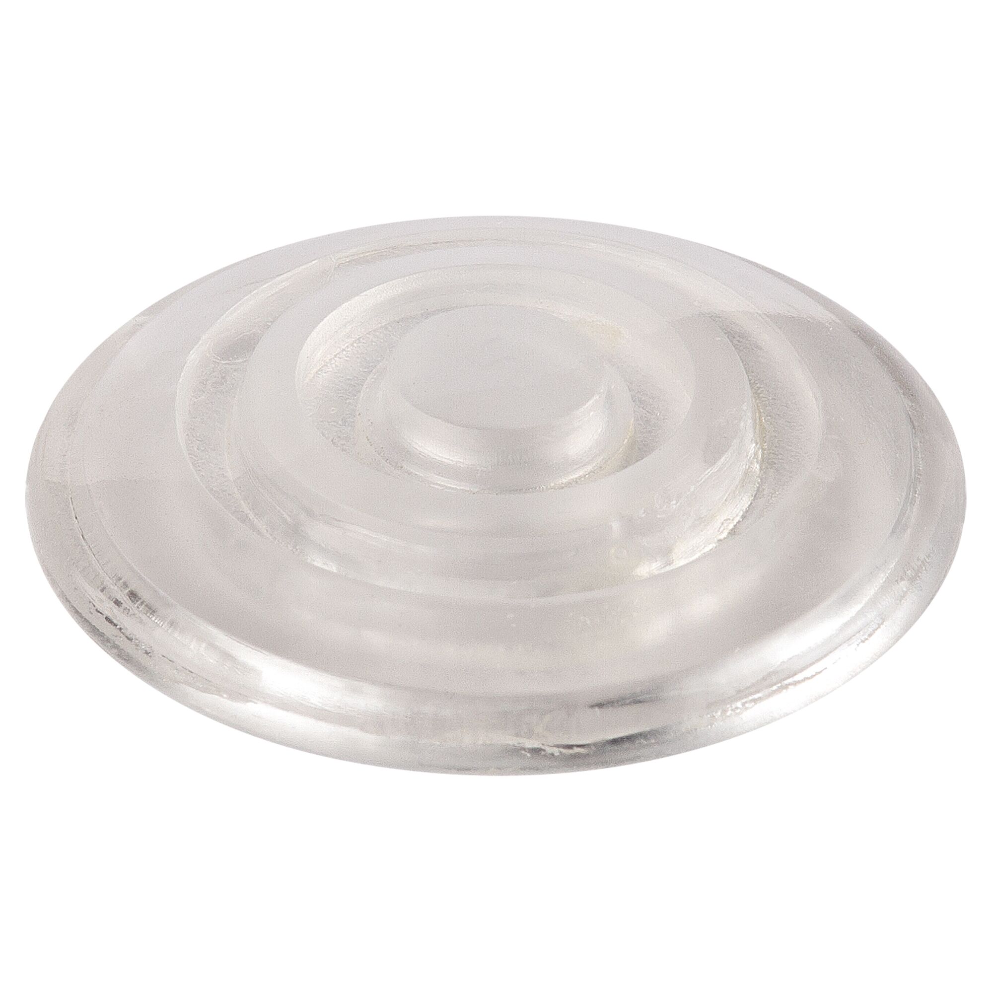Runder, transparenter Wandpuffer