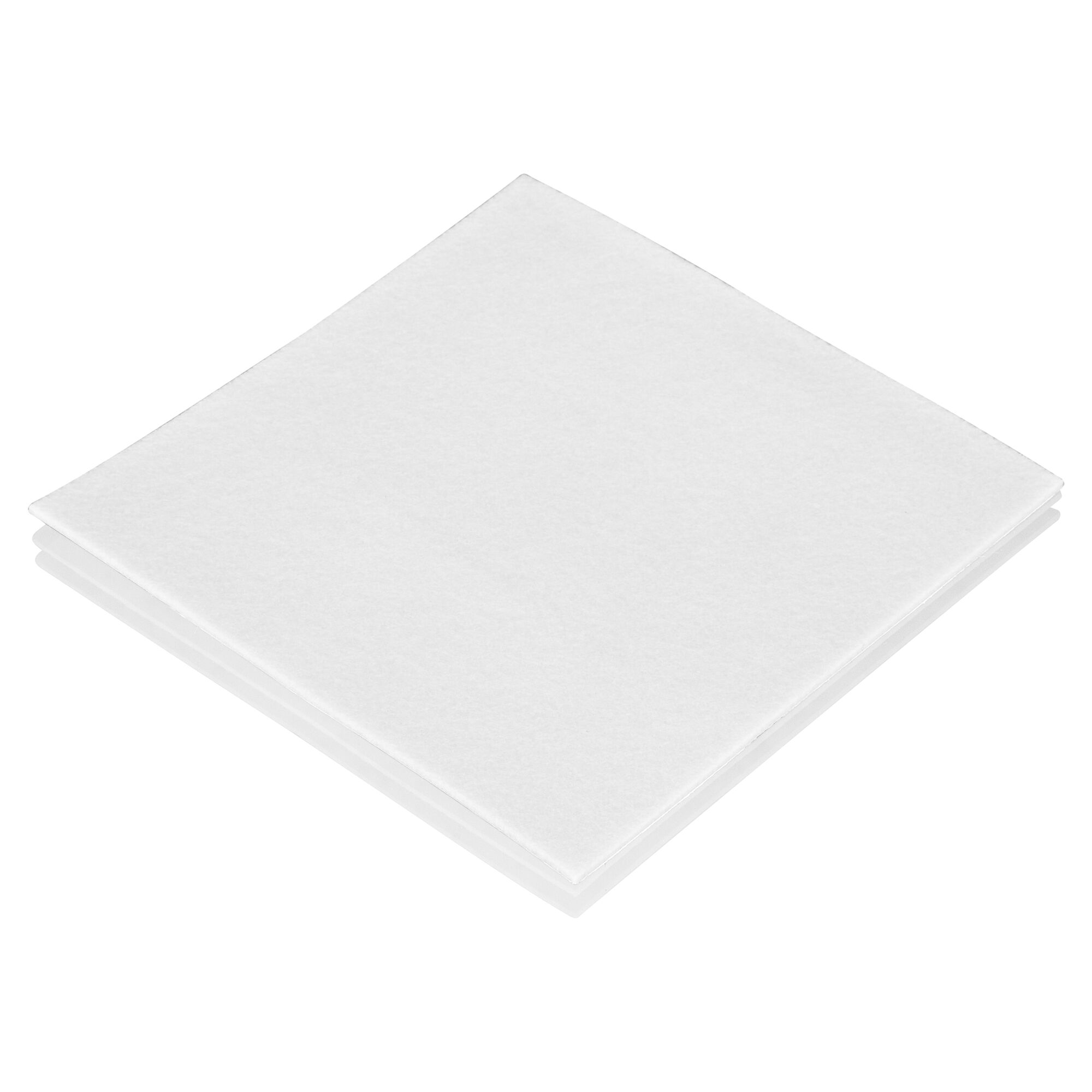 Weißer Filzzuschnitt