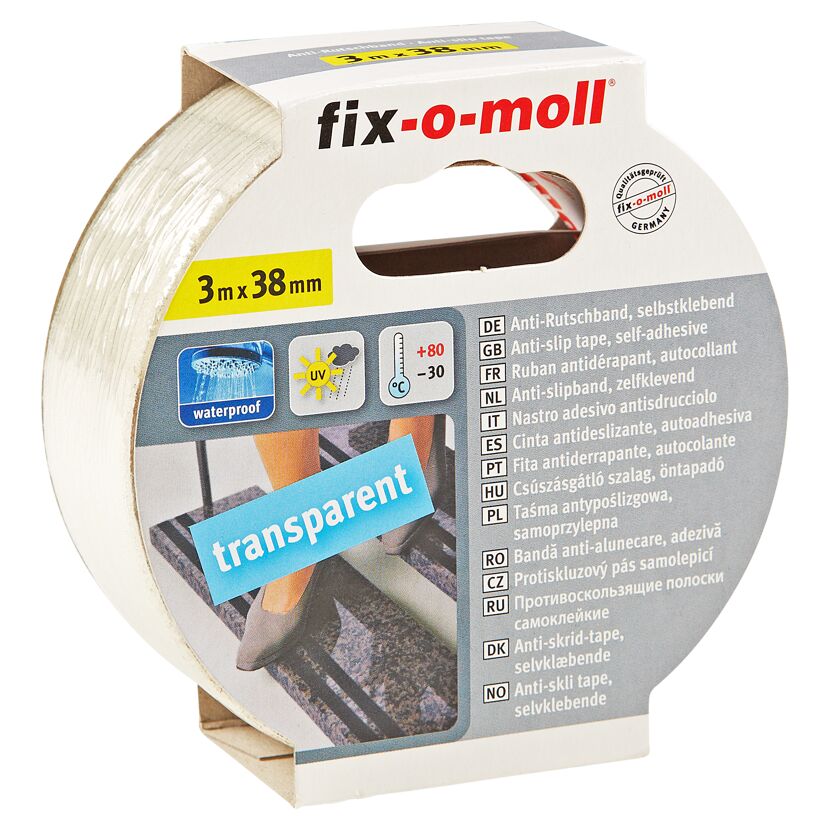 Fix-o-moll Anti-Rutschband transparent