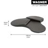Türstopper '3Stop EH 6988' Elastomer schwarz Ø 108,5 x 19,1