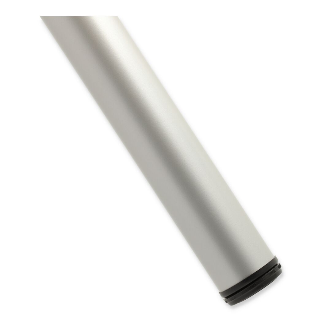 Tischbein-Set aluminiumfarben Ø 6 x 71-73,5 cm 4-teilig
