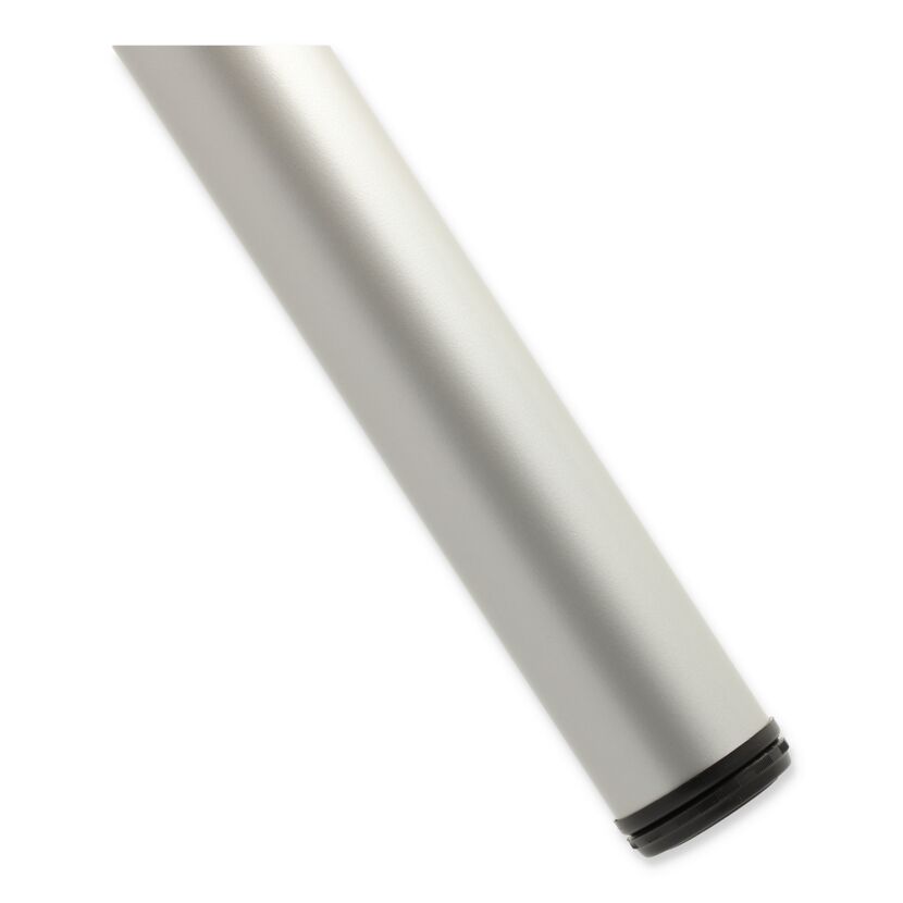 Tischbein-Set aluminiumfarben Ø 6 x 71-73,5 cm 4-teilig