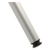 Tischbein-Set aluminiumfarben Ø 6 x 71-73,5 cm 4-teilig