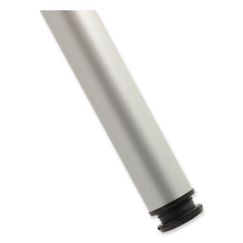Tischbein-Set aluminiumfarben Ø 6 x 71-73,5 cm 4-teilig