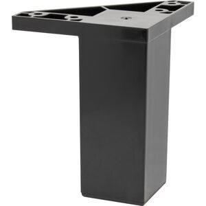 Möbelfuß 'SA0221' mattschwarz 8 cm
