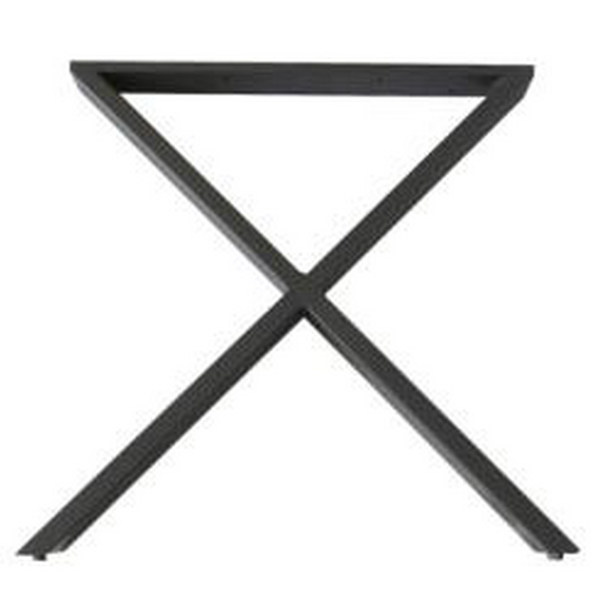 Tischbeine schwarz 70 x 71 cm 2 Stück