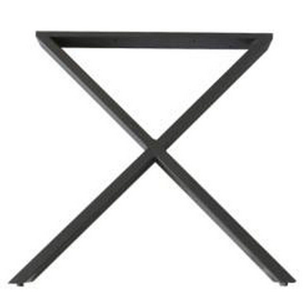 Tischbeine schwarz 70 x 71 cm 2 Stück