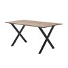 Tischbeine schwarz 70 x 71 cm 2 Stück