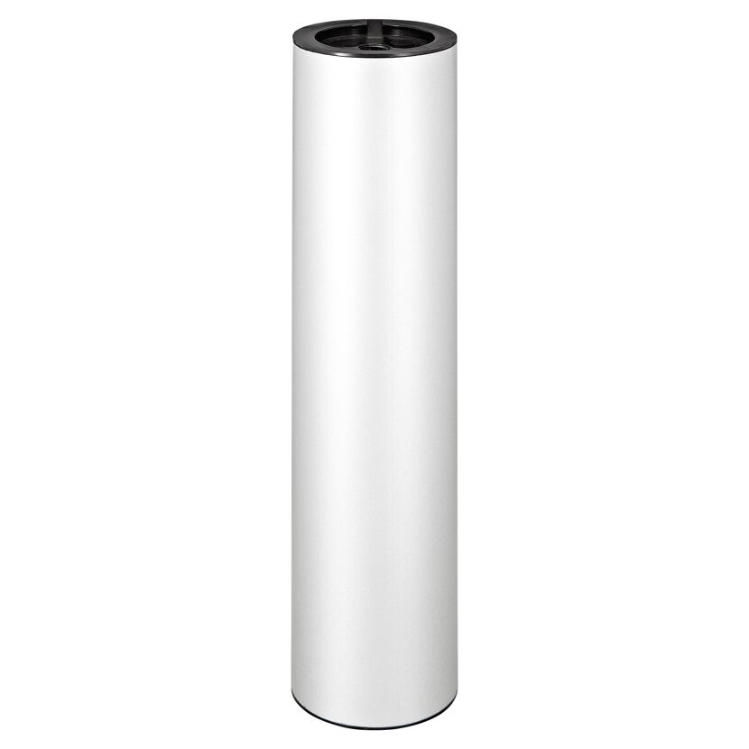 Weiße S-Säule aus Aluminium
