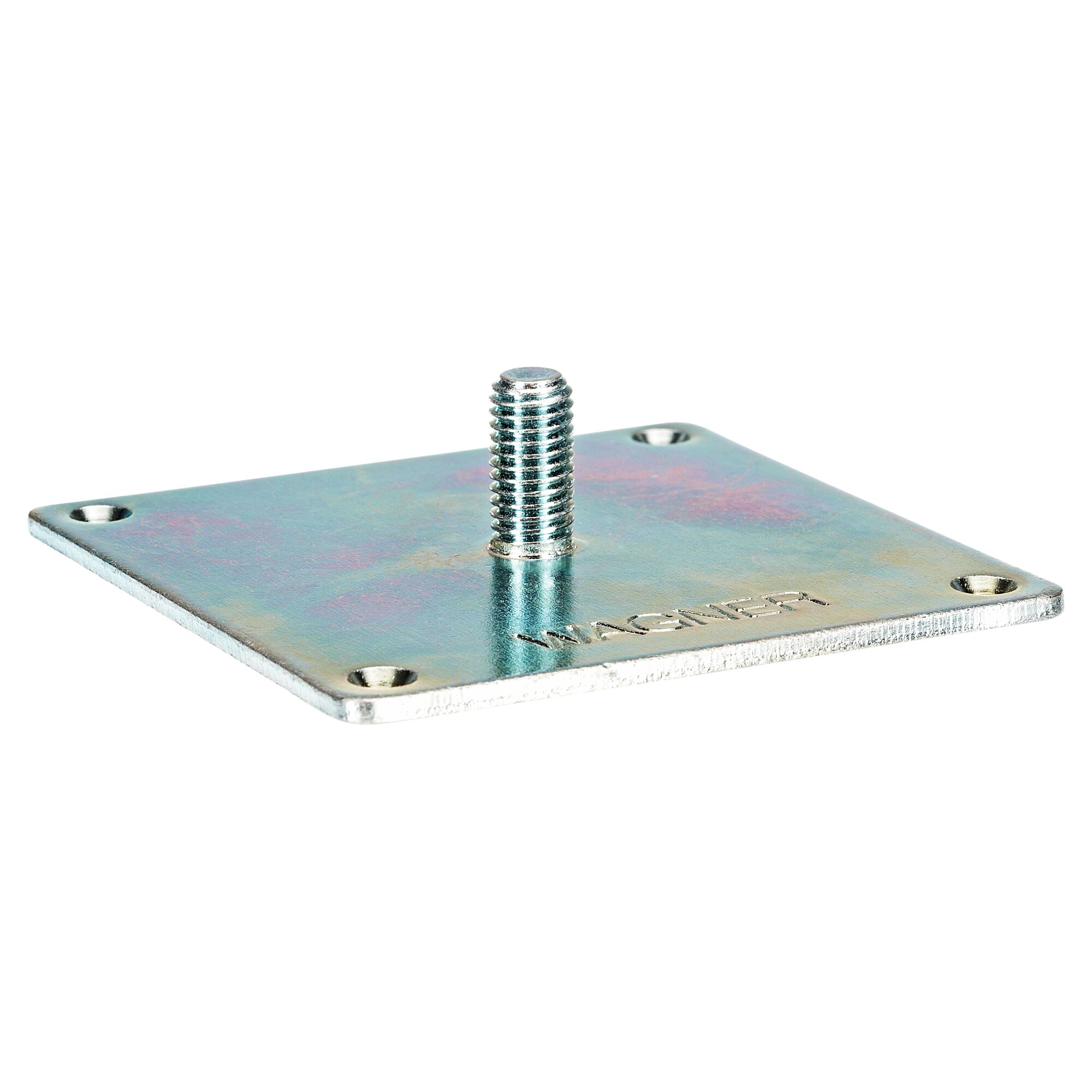 Metall Anschraubplatte mit Gewindebolzen