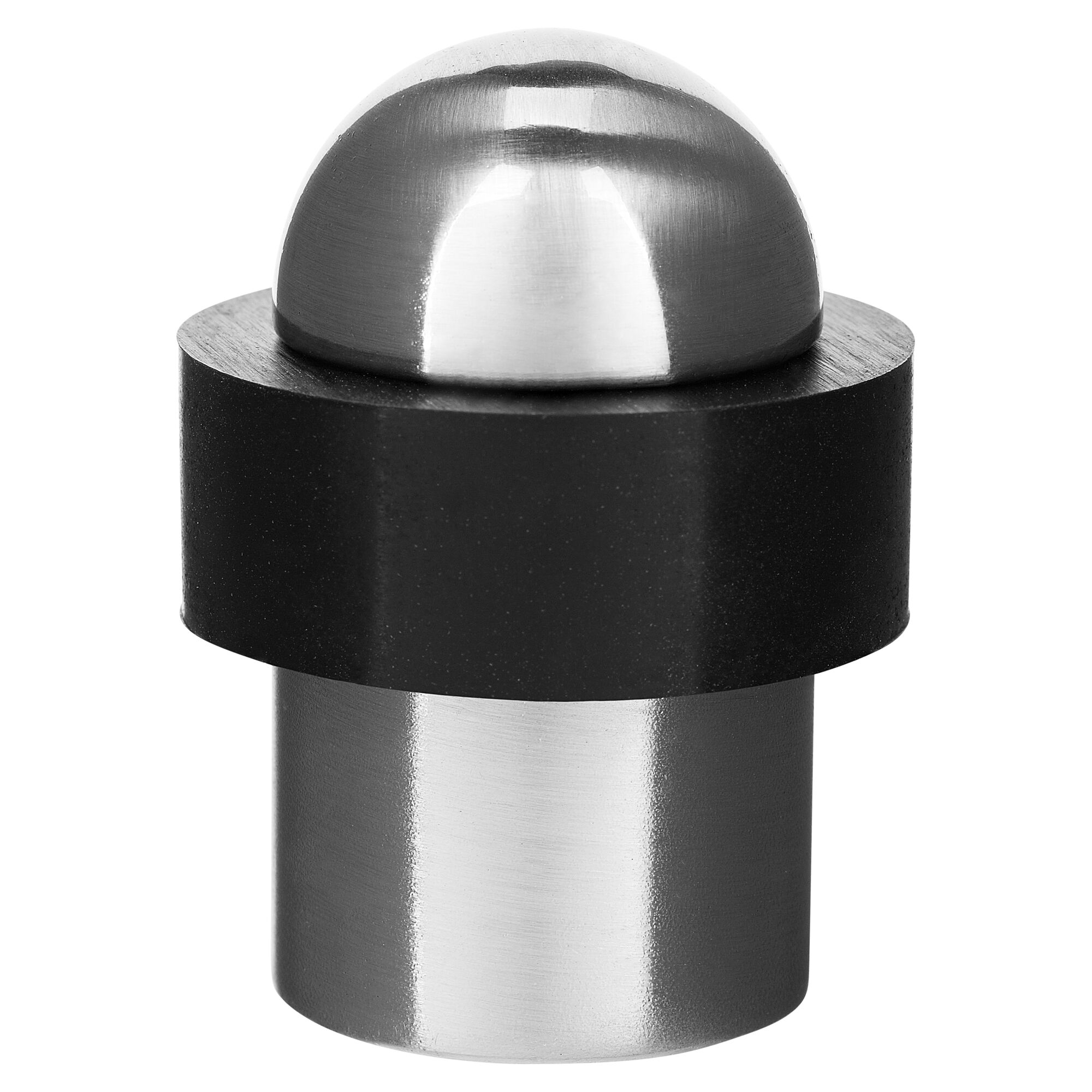 Metall-Türstopper mit Gummiring