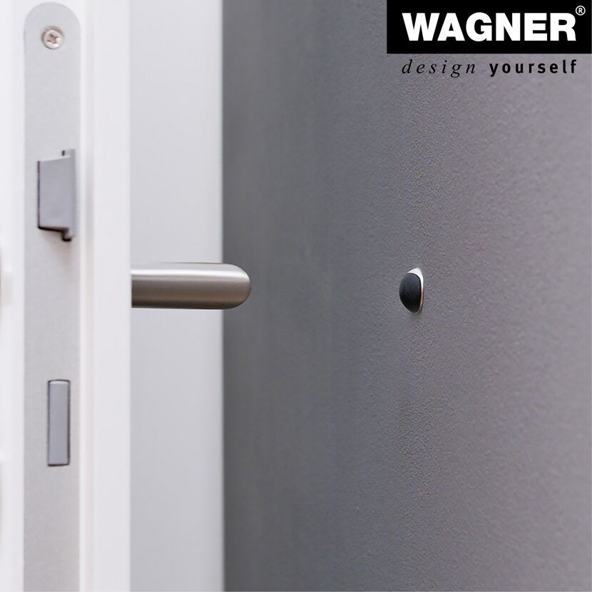 Wandtürstopper 'Screw or Glue Wall EH 5127' Zinkdruckguss Ø 20 x 8 mm 2 Stück