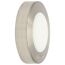 Wandtürstopper 'Screw or Glue Wall EH 5141' Zinkdruckguss edelstahlfarben Ø 38 x 10 mm