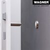 Wandtürstopper 'Screw or Glue Wall EH 5141' Zinkdruckguss edelstahlfarben Ø 38 x 10 mm