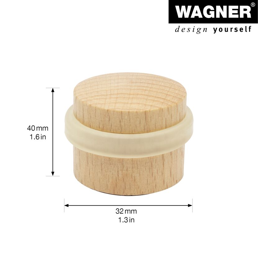 Bodentürstopper 'Wood EH 5096' Buchenholz Ø 40 x 32 mm