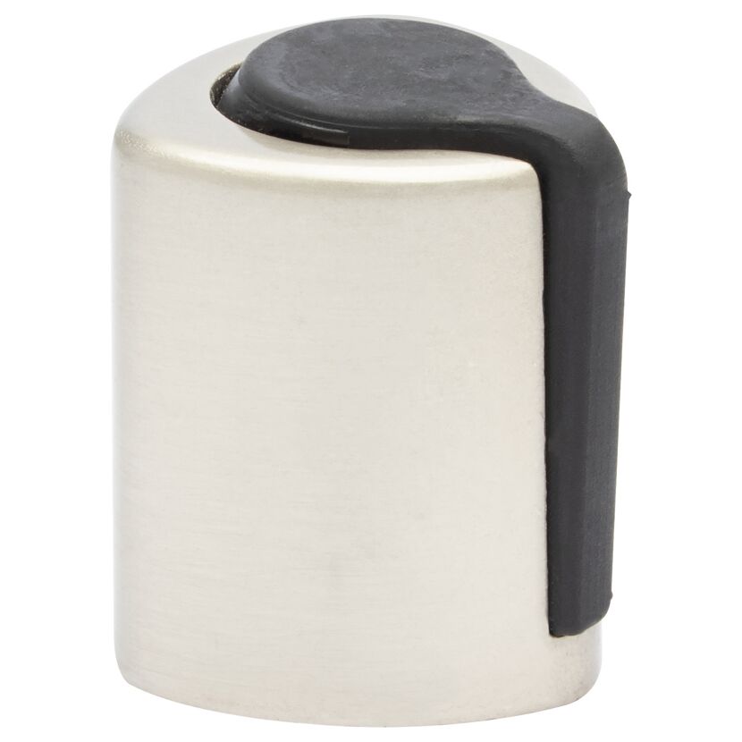 Bodentürstopper 'EH 5149' Zinkdruckguss edelstahlfarben Ø 25 x 30 mm