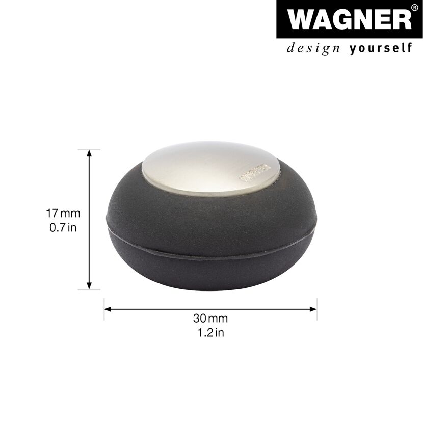 Bodentürstopper 'EH 5177' Zinkdruckguss Ø 30 x 17 mm