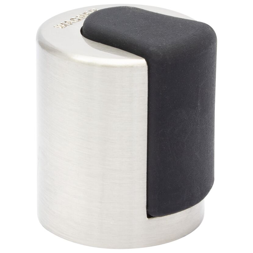 Bodentürstopper 'EH 5147' Zinkdruckguss edelstahlfarben Ø 25 x 30 mm