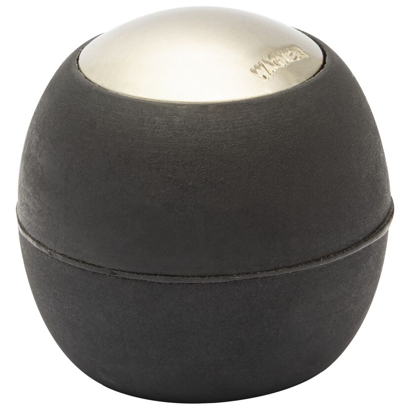 Bodentürstopper 'EH 5178' Zinkdruckguss schwarz Ø 30 x 30 mm