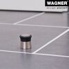 Bodentürstopper 'EH 5146' Zinkdruckguss edelstahlfarben Ø 27 x 30 mm