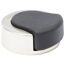 Bodentürstopper 'EH 5148' Zinkdruckguss edelstahlfarben Ø 38 x 15 mm