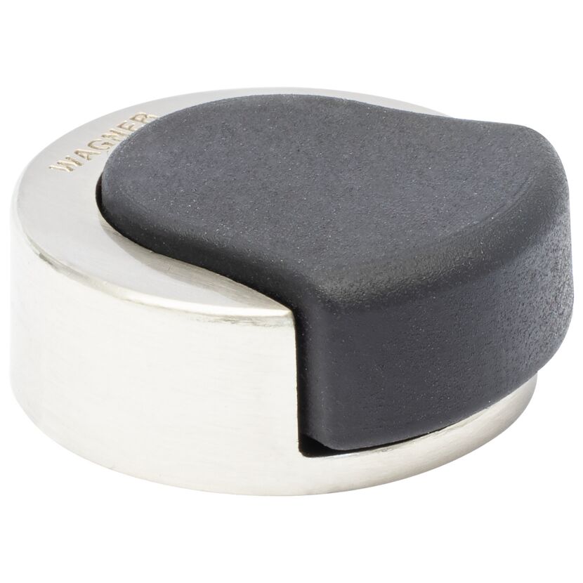 Bodentürstopper 'EH 5148' Zinkdruckguss edelstahlfarben Ø 38 x 15 mm