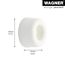 Wandtürstopper 'Vulkana small EH 5011' Vollgummi weiß Ø 18,5 x 10 mm 4 Stück