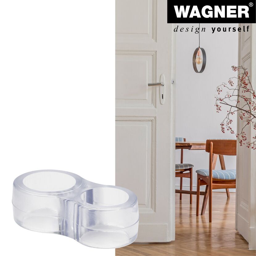Türklinken- / Fensterpuffer 'EH 3016' Kunststoff transparent 4 Stück