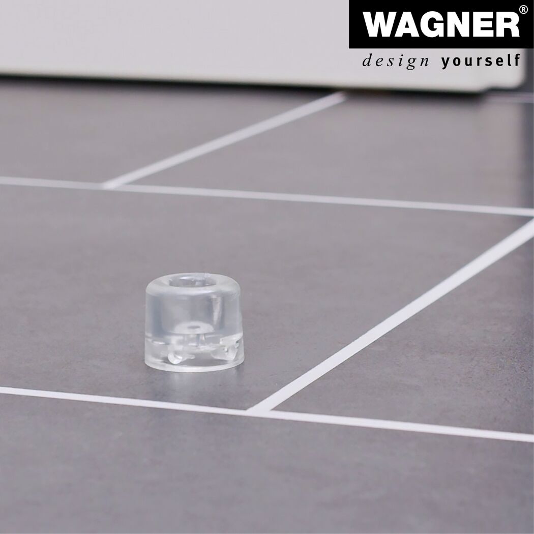 Bodentürstopper 'Vulkano EH 2054' Vollgummi transparent Ø 30 x 24 mm