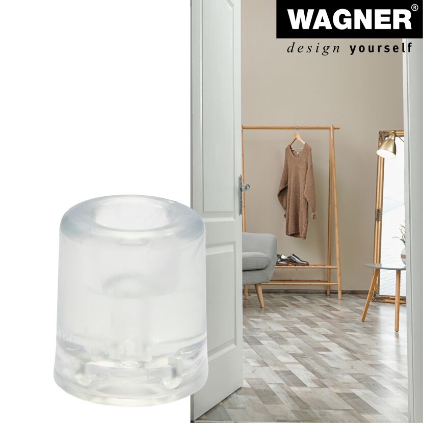 Bodentürstopper 'Vulkano EH 2064' Vollgummi transparent Ø 31 x 34 mm