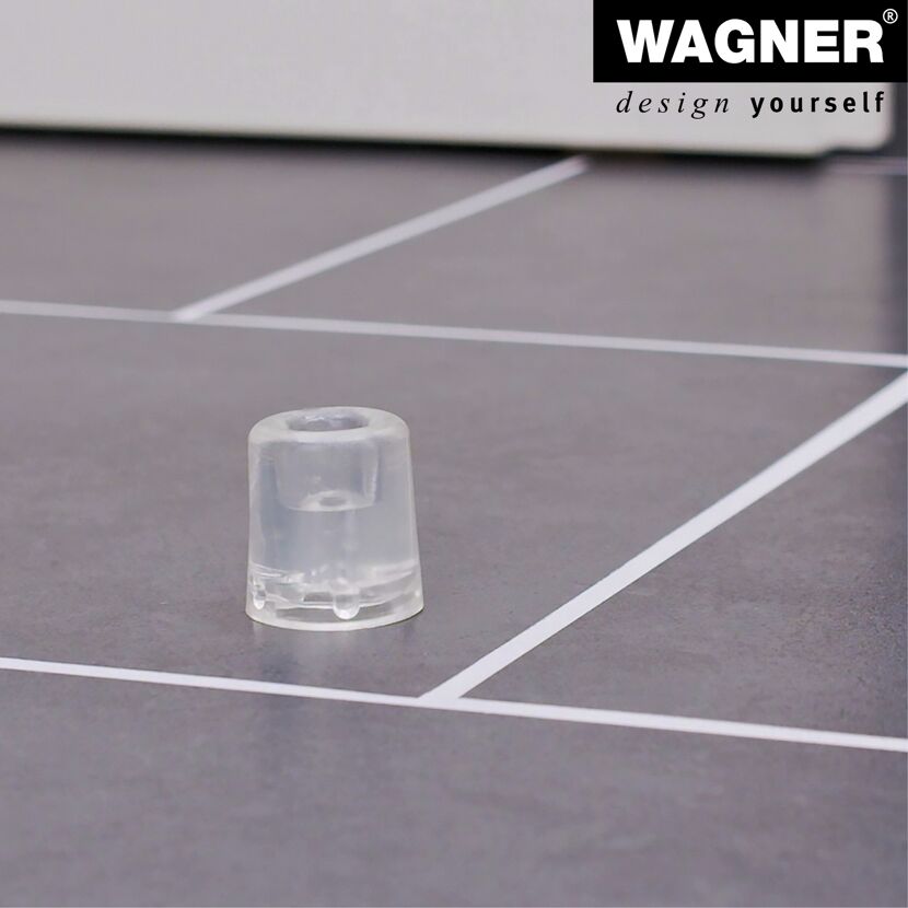 Bodentürstopper 'Vulkano EH 2064' Vollgummi transparent Ø 31 x 34 mm