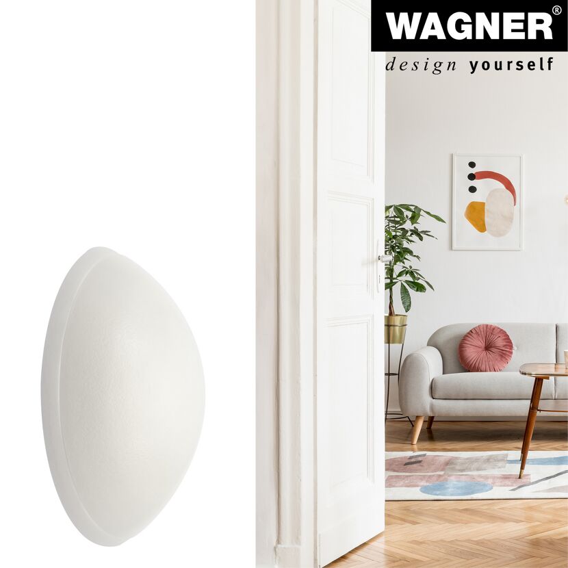 Wandpuffer 'EH 2340' Kunststoff weiß Ø 40 mm 2 Stück