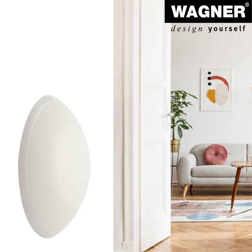 Wandpuffer 'EH 2360' Kunststoff weiß Ø 60 mm